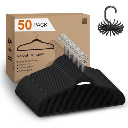 Diffy Homy Velvet Clothes Hangers